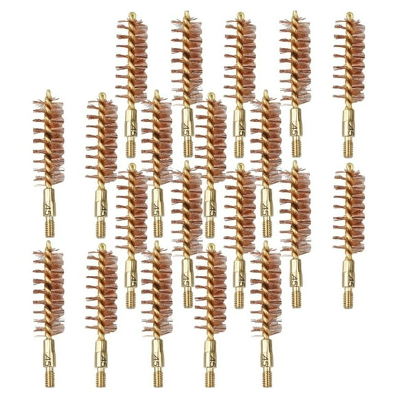 McJ Tools Pistol Bronze Bore Brush (20pack 45 Cal BrassCore)
