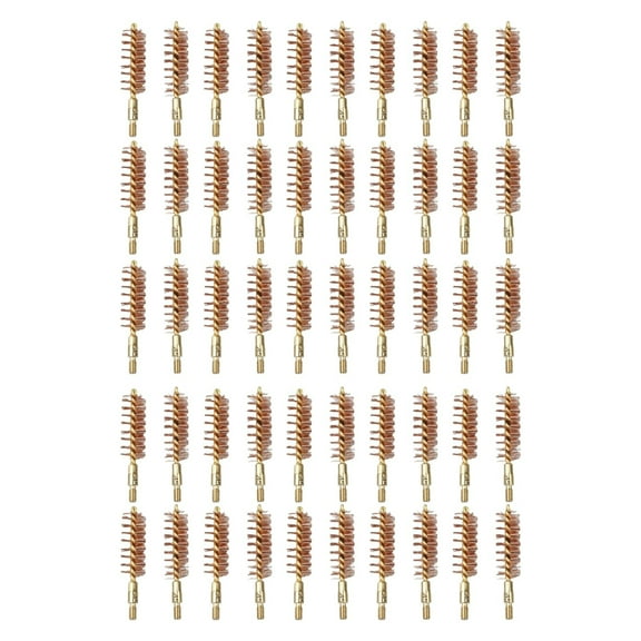 McJ Tools Pistol Bronze Bore Brush (50pack 45 Cal BrassCore)