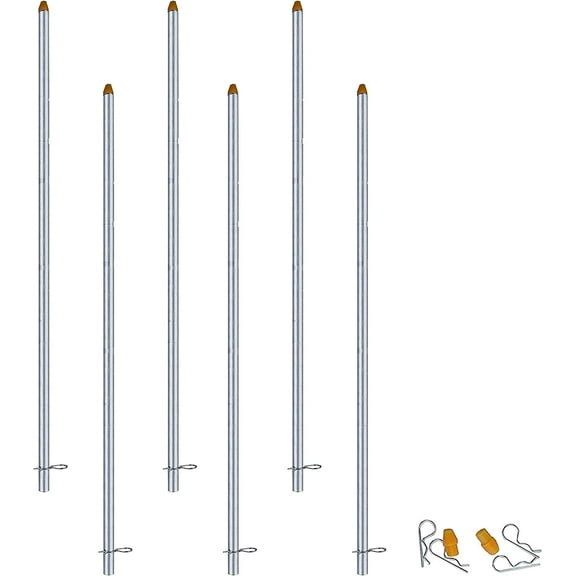 McJ Tools Reloading 3+3 Pack Combo Auto Primer Feeder Tube (3 Large and 3 Small), Reloading Essential Tools