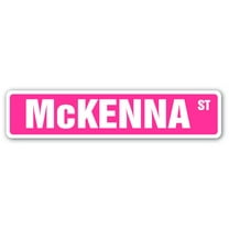 McKENNA Street Sign Childrens Name Room Sign | Indoor/Outdoor |  30" Wide