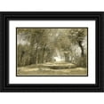 thumbnail image 1 of McKee, Christy 18x13 Black Ornate Wood Framed with Double Matting Museum Art Print Titled - Shaded Path II, 1 of 4