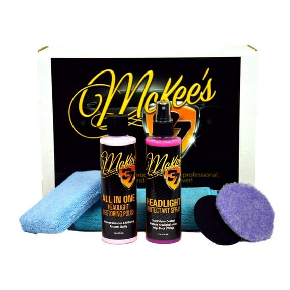 McKee's 37 MK37-1000 Total Headlight Restoration Kit, (6-Piece)