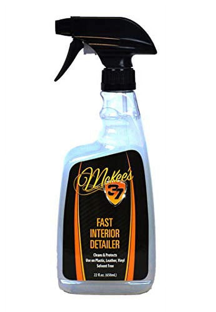 McKee's 37 MK37-523 Fast Interior Detailer (Leather, Vinyl, Plastic, Nav Screens, Wood & Carbon Fiber Trim), 22 fl. oz.