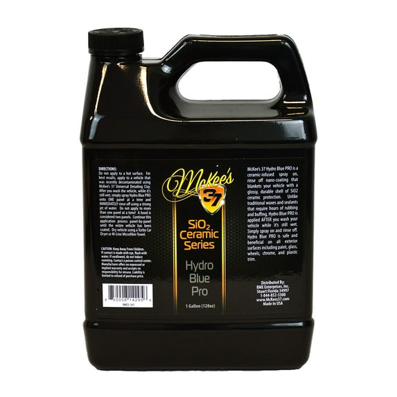 McKee's 37 MKCS-161 Hydro Blue PRO SiO2 Spray & Rinse Ceramic Coating & Top Coat Sealer for High Gloss