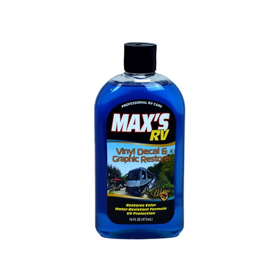 McKee's 37 Max's RV Vinyl Decal & Graphic Restorer Automotive Decals & Stickers, 16 Ounce