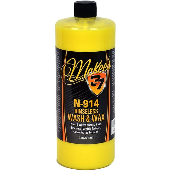 McKee's 37 N-914 Rinseless Wash & Wax (No Rinse Wash), 32 fl. oz.