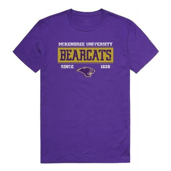 McKendree University Bearcats College Established T-Shirt, Purple - Large