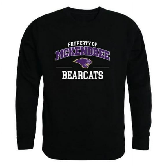 McKendree University Bearcats Property of Crewneck Sweatshirt, Black - Large