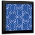 thumbnail image 1 of McKenna, Kathleen Parr 12x12 Black Modern Framed Museum Art Print Titled - Celebrating Hanukkah Pattern VIII, 1 of 5
