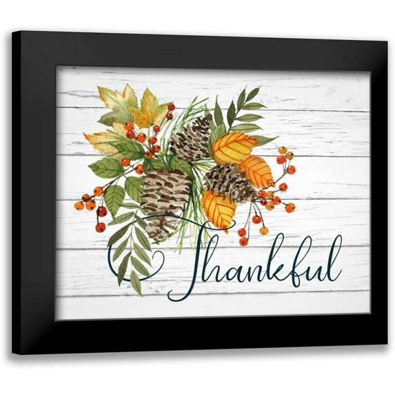 McKenna, Kathleen Parr 14x12 Black Modern Framed Museum Art Print Titled - Autumn Splendor I Natural Wood