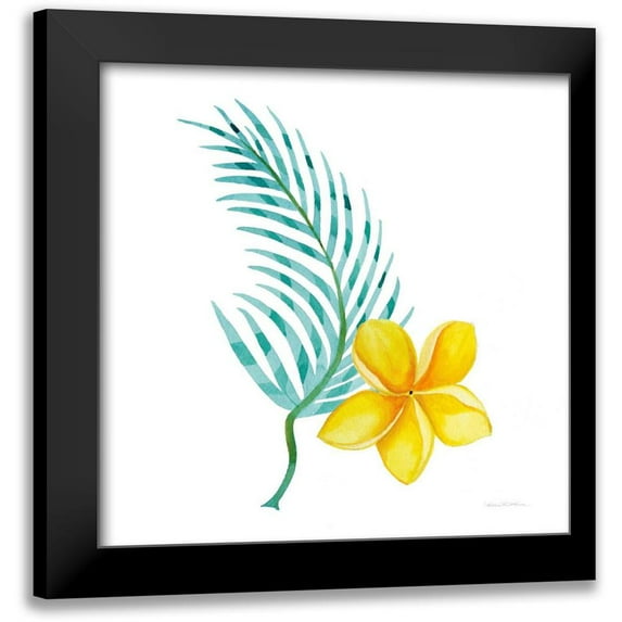 McKenna, Kathleen Parr 15x15 Black Modern Framed Museum Art Print Titled - Treasures of the Tropics IX
