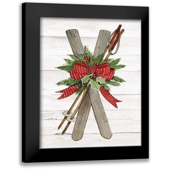 McKenna, Kathleen Parr 15x18 Black Modern Framed Museum Art Print Titled - Holiday Sports IV on White Wood