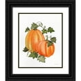 thumbnail image 1 of McKenna, Kathleen Parr 15x18 Black Ornate Wood Framed with Double Matting Museum Art Print Titled - Pumpkin and Vines I, 1 of 4