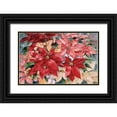 thumbnail image 1 of McKenna, Kathleen Parr 18x13 Black Ornate Wood Framed with Double Matting Museum Art Print Titled - Poinsettia, 1 of 4