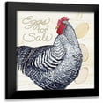 thumbnail image 1 of McKenna, Kathleen Parr 20x20 Black Modern Framed Museum Art Print Titled - Life on the Farm Chicken I, 1 of 5