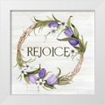 thumbnail image 1 of McKenna, Kathleen Parr 20x20 White Modern Wood Framed Museum Art Print Titled - Wreath with Words I v2, 1 of 4