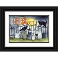 thumbnail image 1 of McKenna, Kathleen Parr 24x17 Black Ornate Wood Framed with Double Matting Museum Art Print Titled - Haunting Halloween Night V, 1 of 4