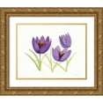 thumbnail image 1 of McKenna, Kathleen Parr 32x26 Gold Ornate Wood Framed with Double Matting Museum Art Print Titled - Easter Blessing Flowers VII, 1 of 4