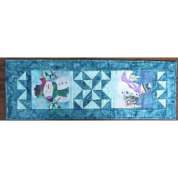 McKenna Ryan Snow Buds Table Runner Handmade and Quilted by Sue Cotton Fabric