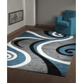 thumbnail image 1 of McKenzie Area Rug F 7501 Gray-Blue 8' x 10', 1 of 5