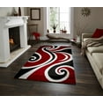 thumbnail image 1 of McKenzie Area Rug F 7501 Red-Black 2' x 3', 1 of 5