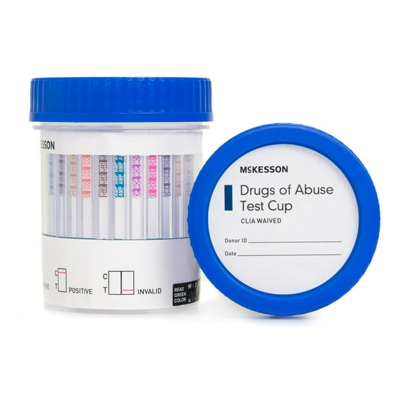 McKesson 12-Panel Drugs of Abuse Test, At-Home Urine Test, 100 Ct