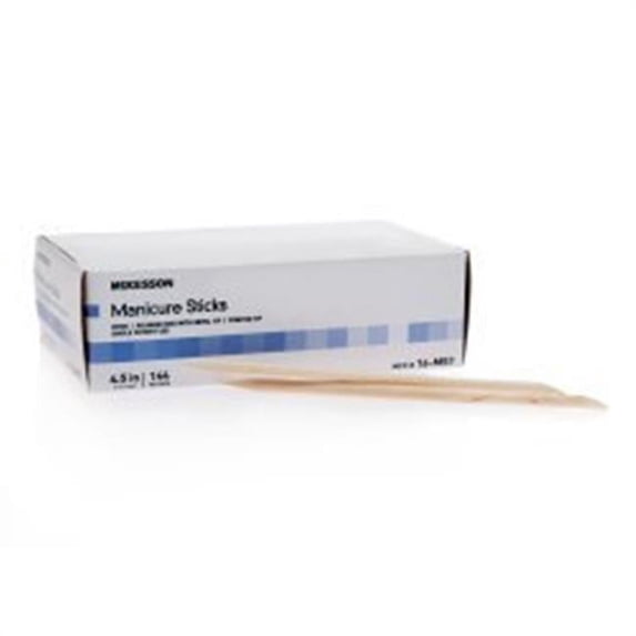 McKesson 17801700 Manicure Stick 100 Percent White Birch, 4.5 in. - Pack of 144