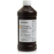 McKesson 23-D0012 Hydrogen Peroxide 3% 16 oz. (Pack of 12)