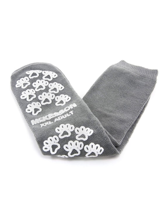 40-3800 Slipper Socks Terries Adult 2X-Large Gray Above the Ankle (1 Pair)