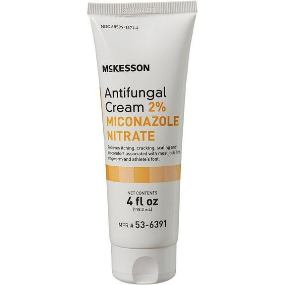 McKesson 53-6391 Antifungal 2 Percent Strength Cream 4 oz. Tube (Pack of 2)