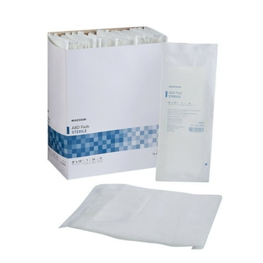 McKesson ABD Pads, Non-Woven Abdominal Wound Dressing, 8 in x 10 in, 24 Count, 1 Pack