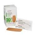 thumbnail image 1 of McKesson Adhesive Bandages for Wound Care, Fabric Patch, Sterile, 2 in x 4 in, 50 Count, 24 Packs, 1200 Total, 1 of 12