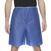 McKesson Adult Disposable Exam Shorts Blue X-Large 100 Ct