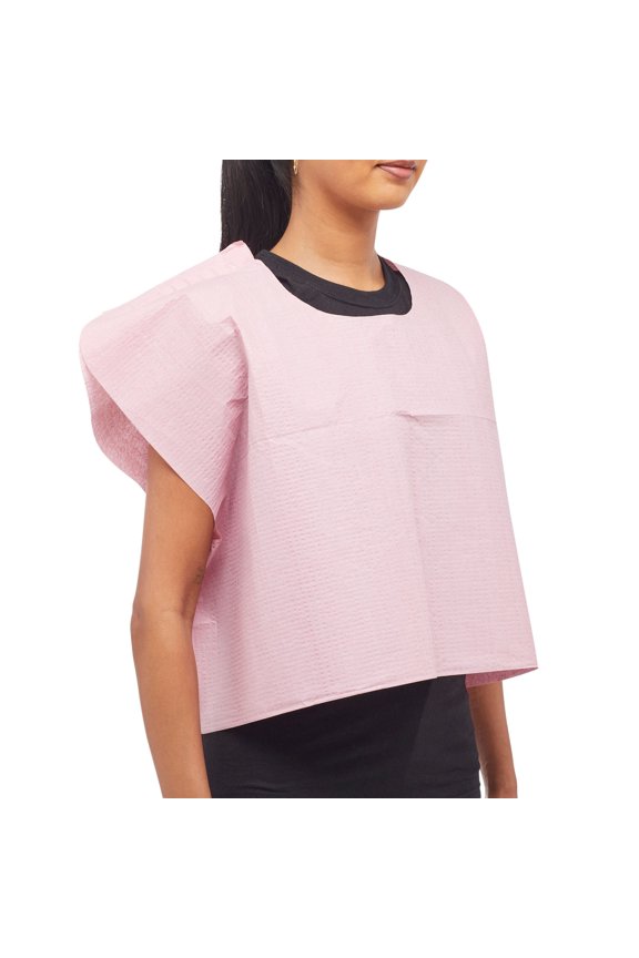 Disposable Adult Tissue-Poly Exam Cape One Size Fits Most 100 Ct