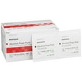 thumbnail image 1 of McKesson Alcohol Prep Pads - Sterile Disinfecting Wipes, 1 4/5 in x 3 1/2 in, 100 Count, 10 Packs, 1000 Total, 1 of 11