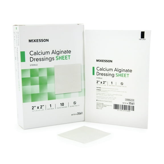 McKesson Alginate Dressing 2 X 2'' Sterile 10 per Box