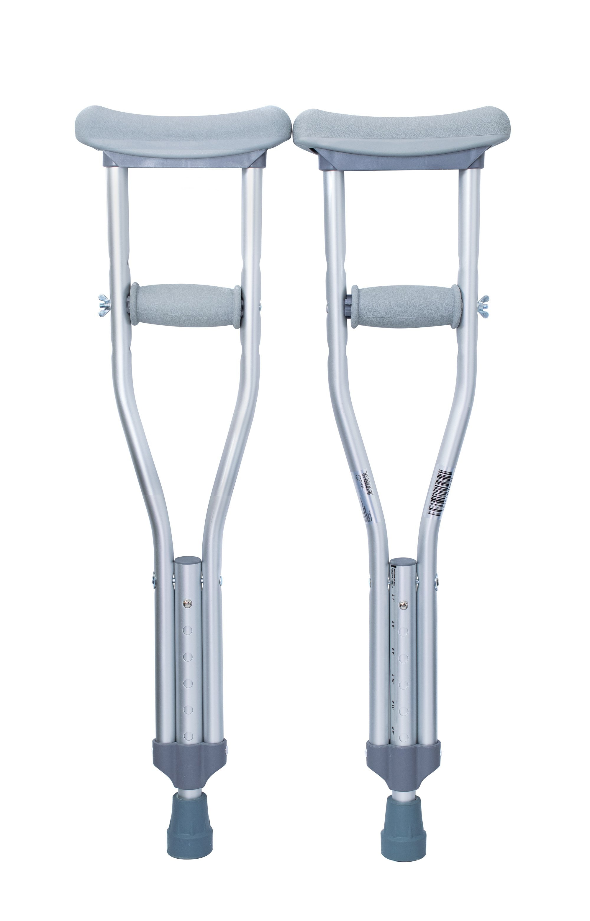 McKesson Aluminum Pediatric Underarm Crutches 3' 7" to 4' User Ht. 146