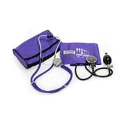 McKesson Aneroid Sphygmomanometer Kit, Blood Pressure Unit and Stethoscope, Purple - Size 11, 1 Ct