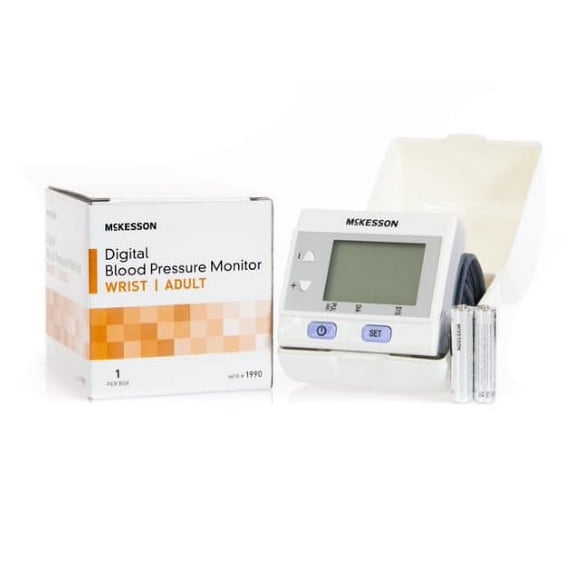 McKesson Brand Aneroid Sphygmomanometer with Wrist Cuff, 1/Each (854387_EA)