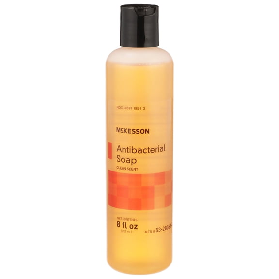 McKesson Antibacterial Hand Soap with BZK - Clean Scent, 8 oz, 1 Ct