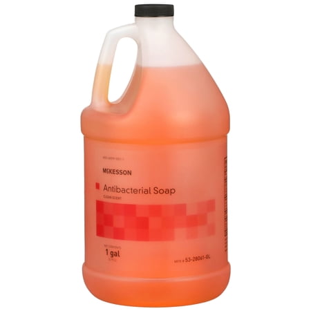 McKesson Antibacterial Liquid Soap, Scented, Dispenser Refill Bag, 1000 mL, 1 Ct