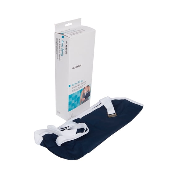 McKesson Arm Sling for Injury, Adjustable Strap for Immobilization, Size XL, 6 Ct