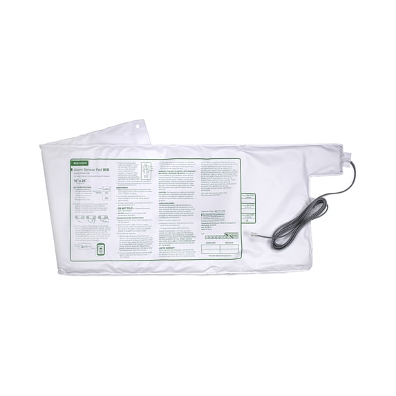 McKesson Bed Alarm Sensor Pad - for Fall Prevention Monitors, 10 in. x 30 in., 30 Ct