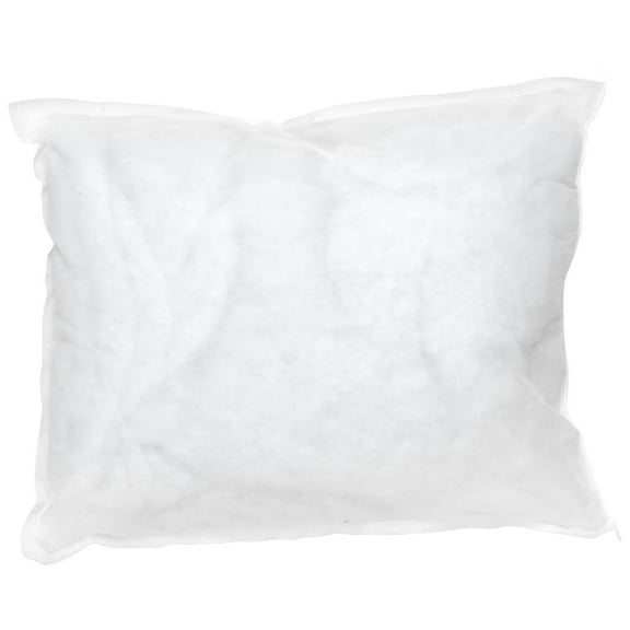 McKesson Bed Pillow, 12 x 17 Inch, White, Disposable, 2 Count