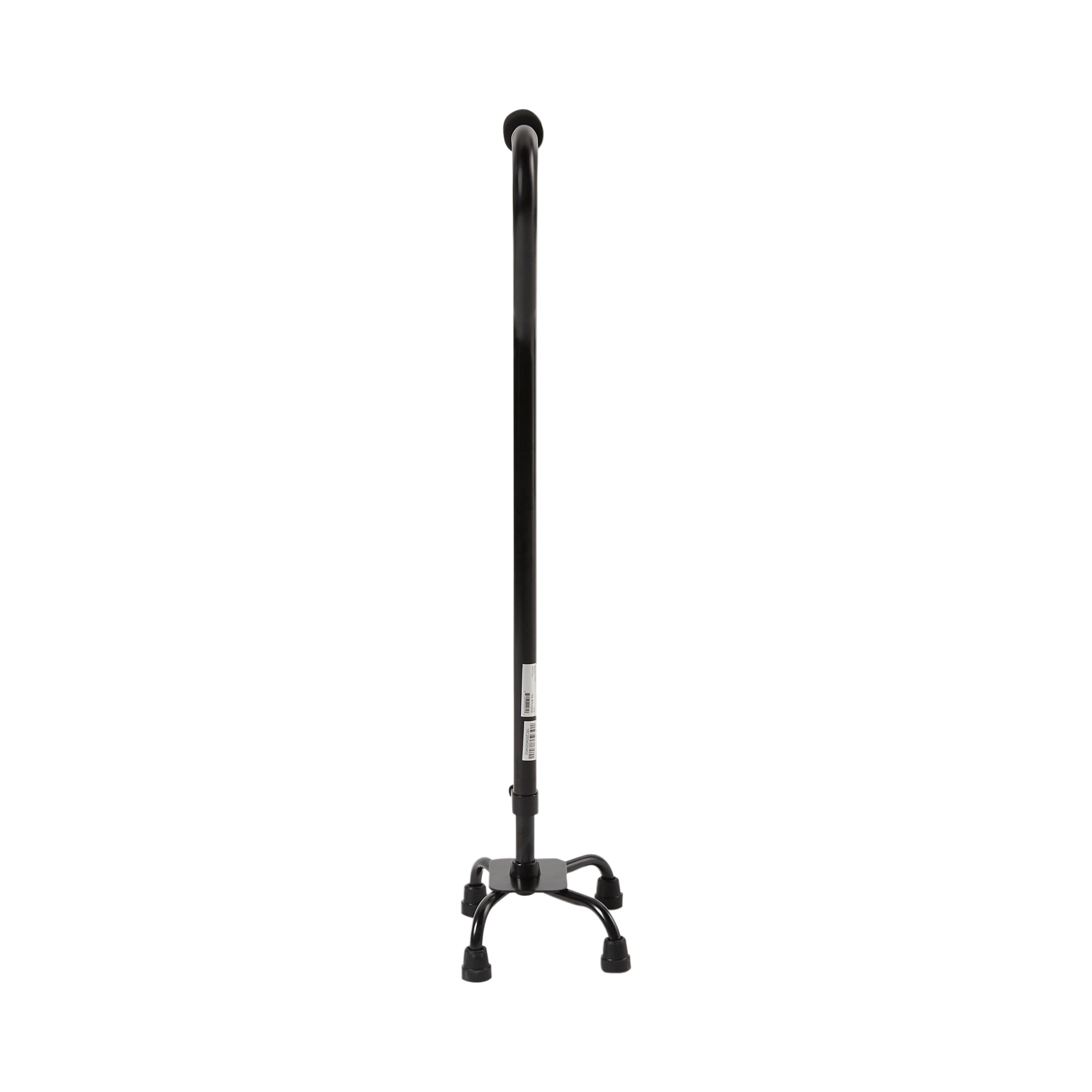 McKesson Black Aluminum and Steel Quad Walking Aid Cane, Adjustable ...