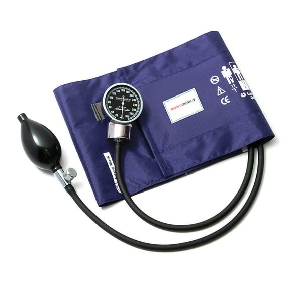 McKesson Blood Pressure Unit, Aneroid Sphygmomanometer - Burgundy, Large, 1 Ct