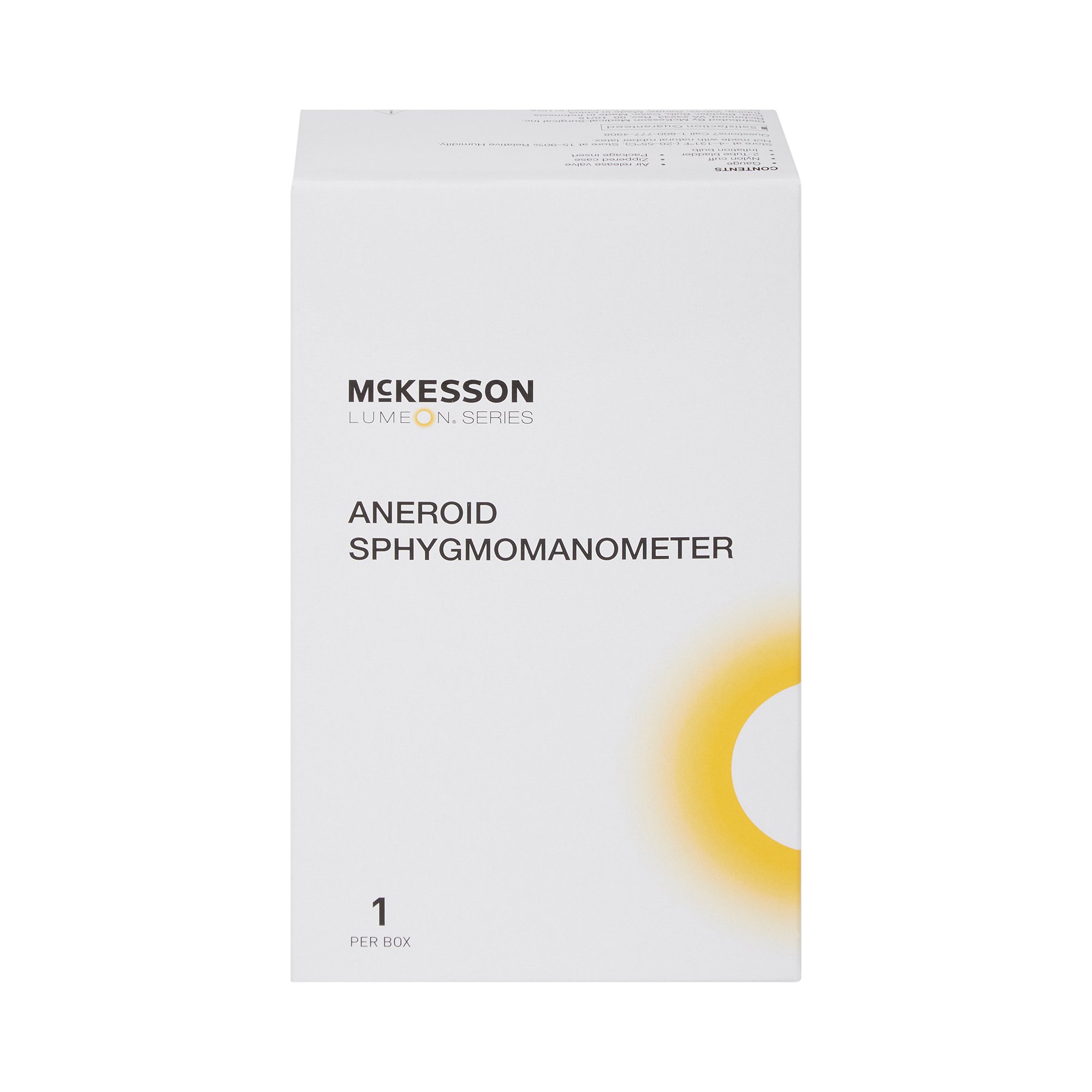 McKesson Blood Pressure Unit, Deluxe Aneroid Sphygmomanometer - Orange, 20 Ct