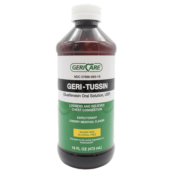 McKesson Brand QROB-16-GCP, Geri-Care® Cold and Cough Relief, 1/EA