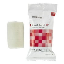 McKesson Cast Tape, Water-Activated Resin Casting Tape - White, 3 in x 12 ft, 1 Count, 10 Packs, 10 Total