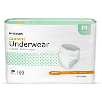 McKesson Classic Underwear, Incontinence, Light Absorbency, Medium, 80 Ct